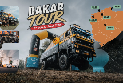 DAKAR ON TOUR 2026 w Kołobrzegu. Zwycięski Kamena Rally Team odwiedzi Port Pasażerski
