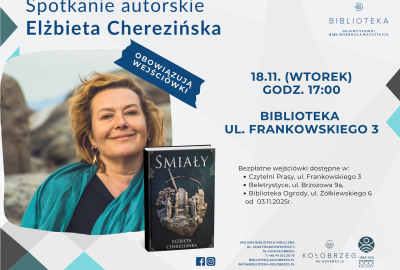 Spotkanie autorskie z Elżbietą Cherezińską
